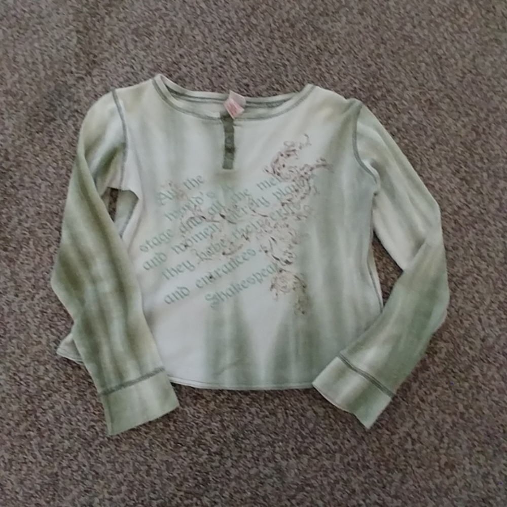 Girls Thermal Long Sleeve Shirt size 14 - 16
